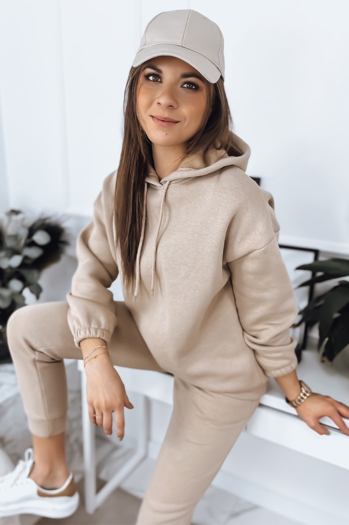 Női melegítő szett KSENIIA PREMIUM Szín Világosbézs DSTREET AY0784