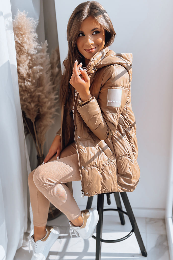 Női átmeneti dzseki MARYLAND Szín Camel DSTREET TY3577
