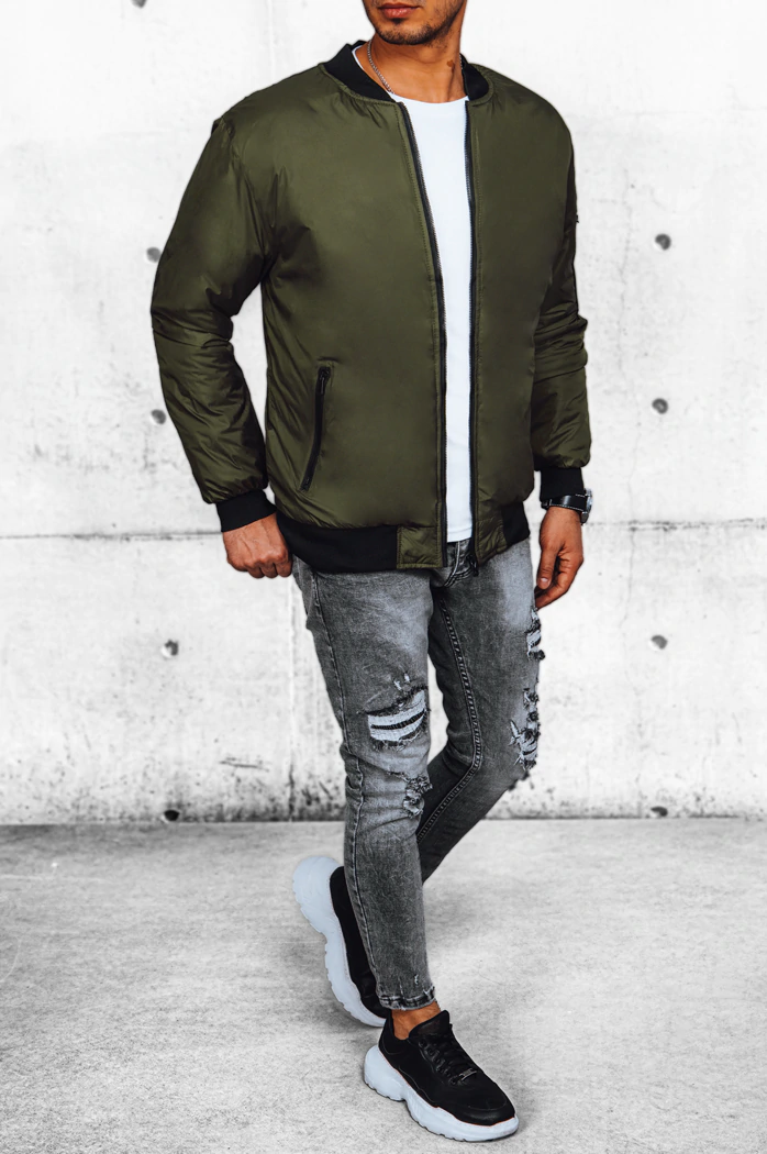 Zöld férfi bomber dzseki Dstreet TX4425