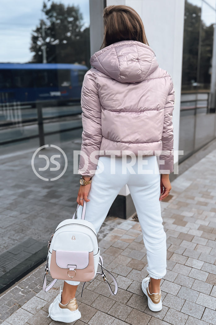 Női tollkabát LOLAROSE Szín Rózsaszín DSTREET TY3683