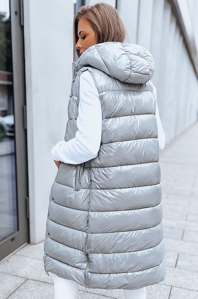 Női steppelt mellény GANTINI Szín Ezüst DSTREET TY3744