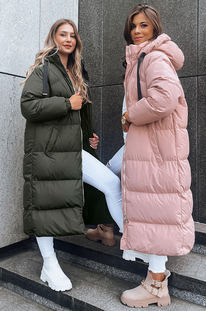 Női télikabát COZYSEASON zöld Dstreet TY3760 TY3760