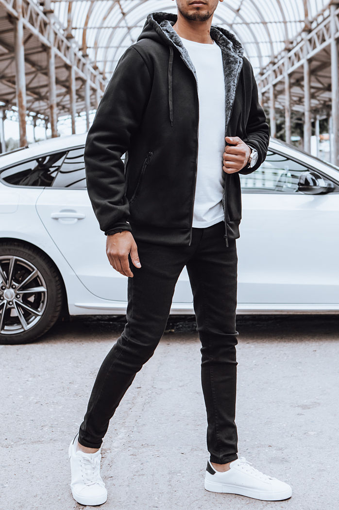 Férfi ifjúsági pulóver Szín Fekete DSTREET BX5597