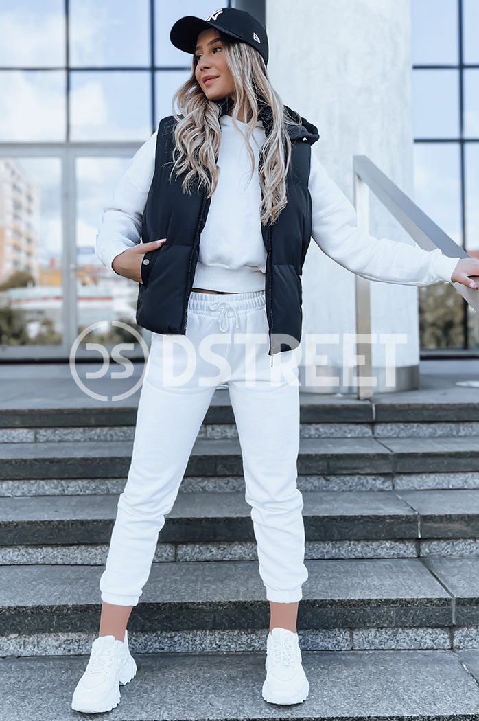 Női steppelt mellény POPLAR Szín Fekete DSTREET TY3773