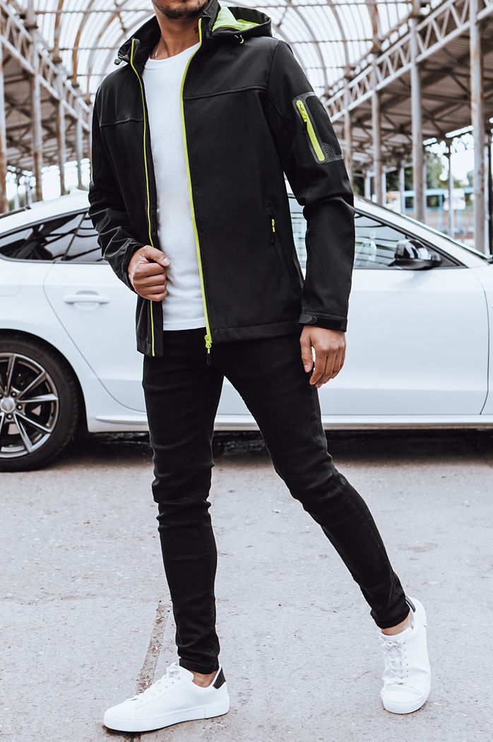 Férfi softshell Szín Fekete DSTREET TX4473