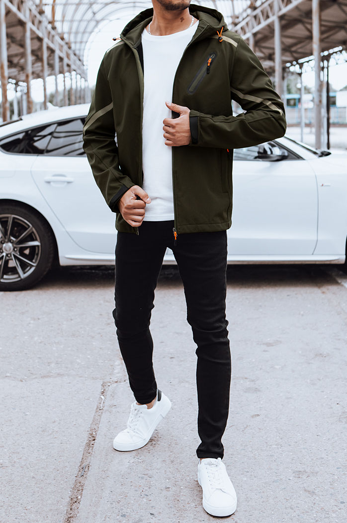Férfi softshell Szín Zöld DSTREET TX4480