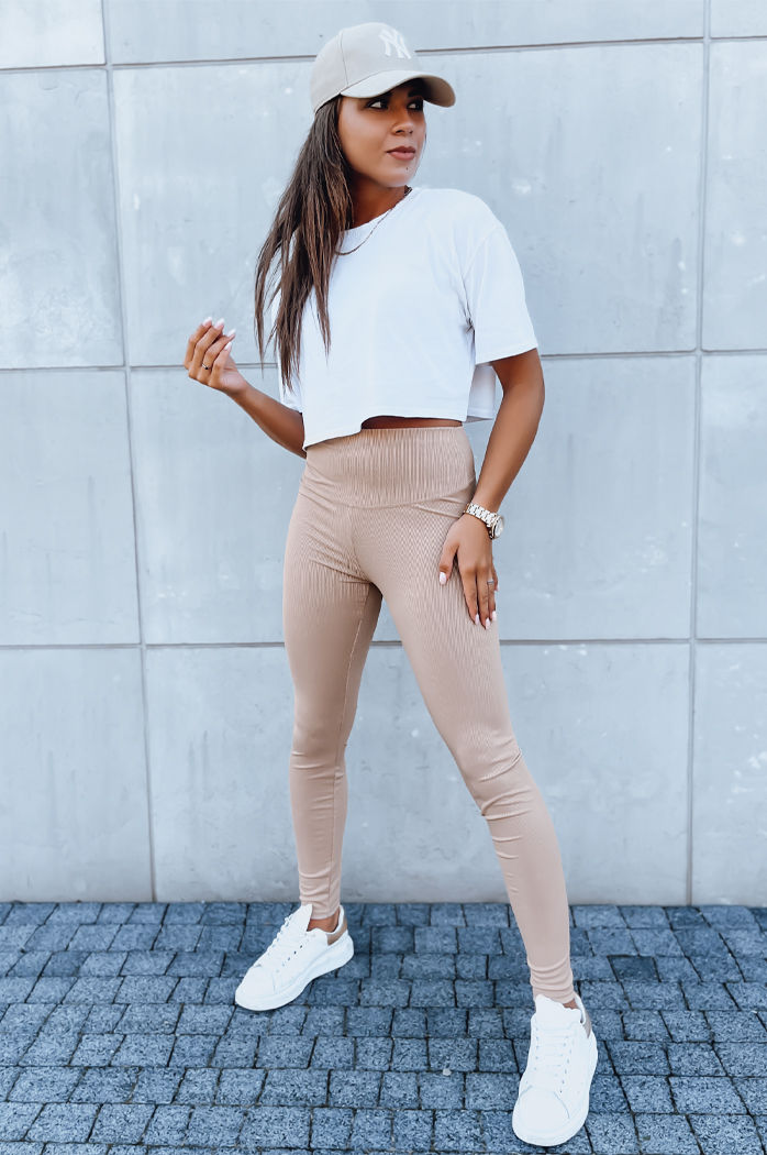 Női leggings LOOK ME Szín Camel DSTREET UY1620
