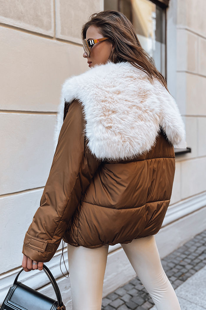 Női téli dzseki BRILLIANCE Szín Camel DSTREET TY3910