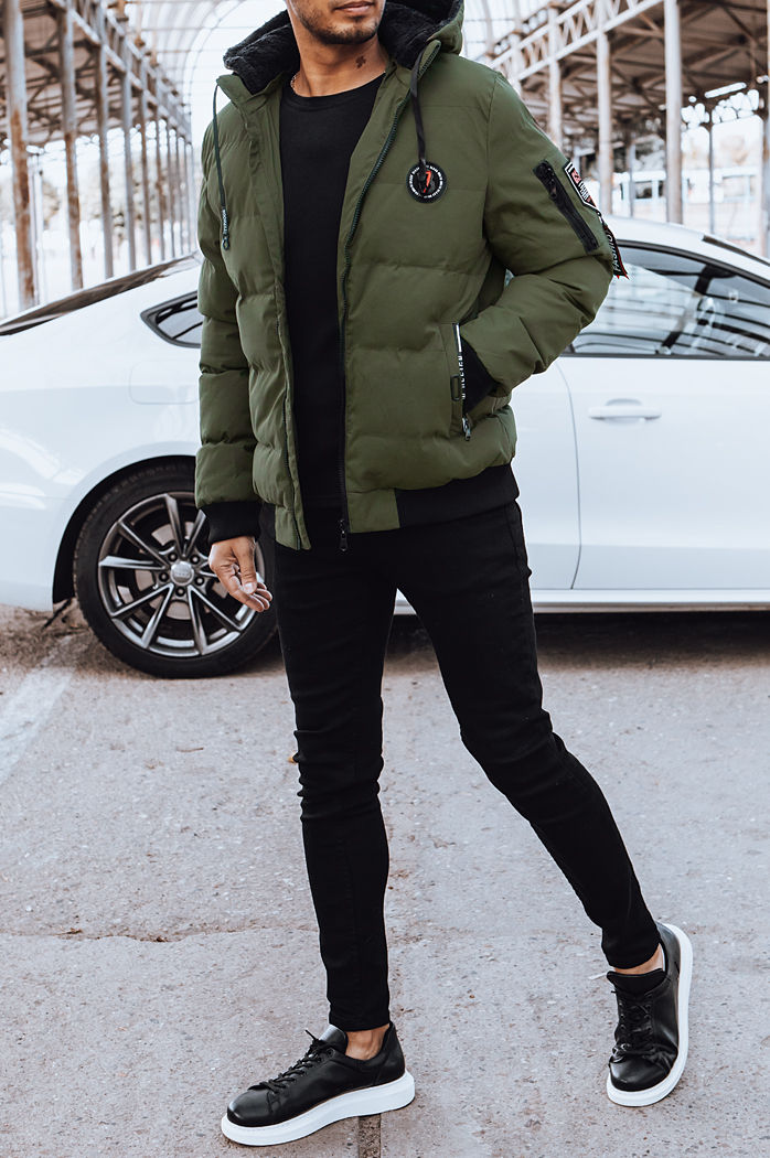 Férfi téli dzseki Szín Zöld DSTREET TX4500