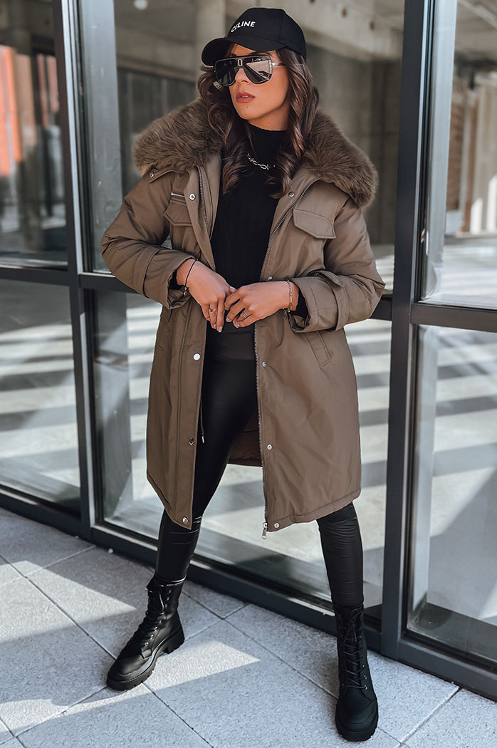 Női parka MARBLIS Szín Khaki DSTREET TY3929