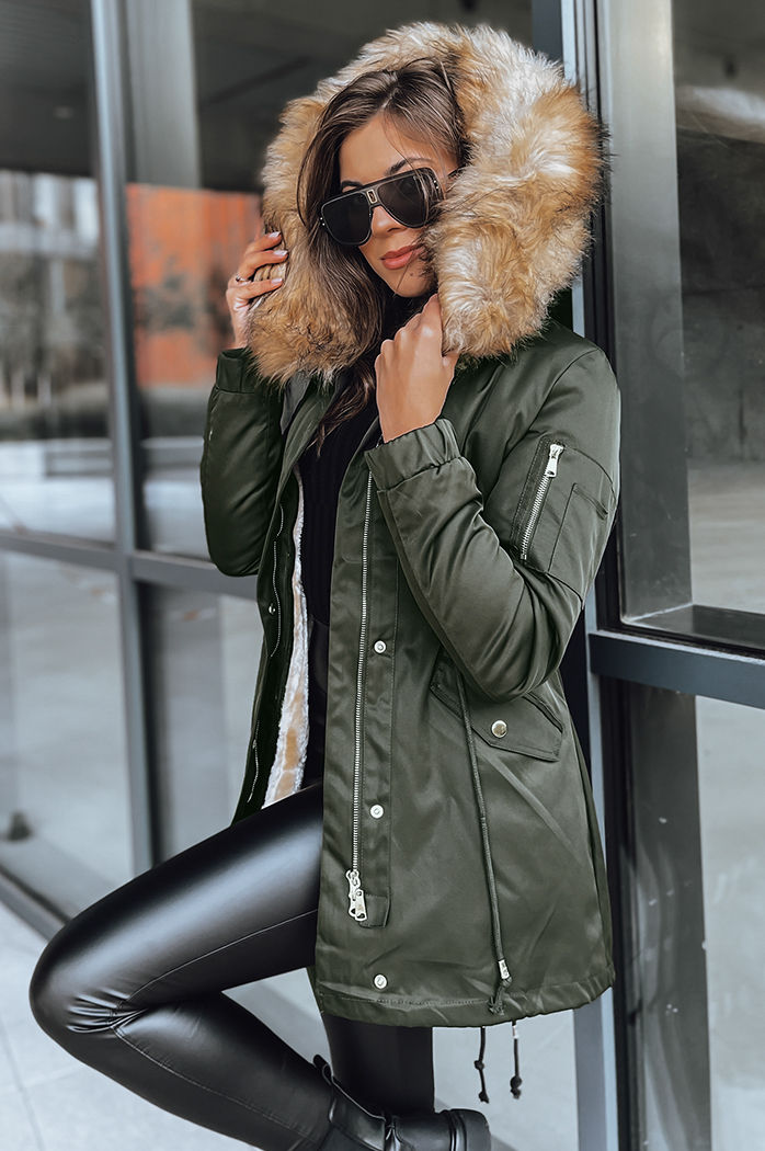 Női parka GARNET Szín Zöld DSTREET TY3945