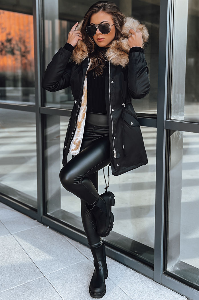 Női parka GARNET Szín Fekete DSTREET TY3947