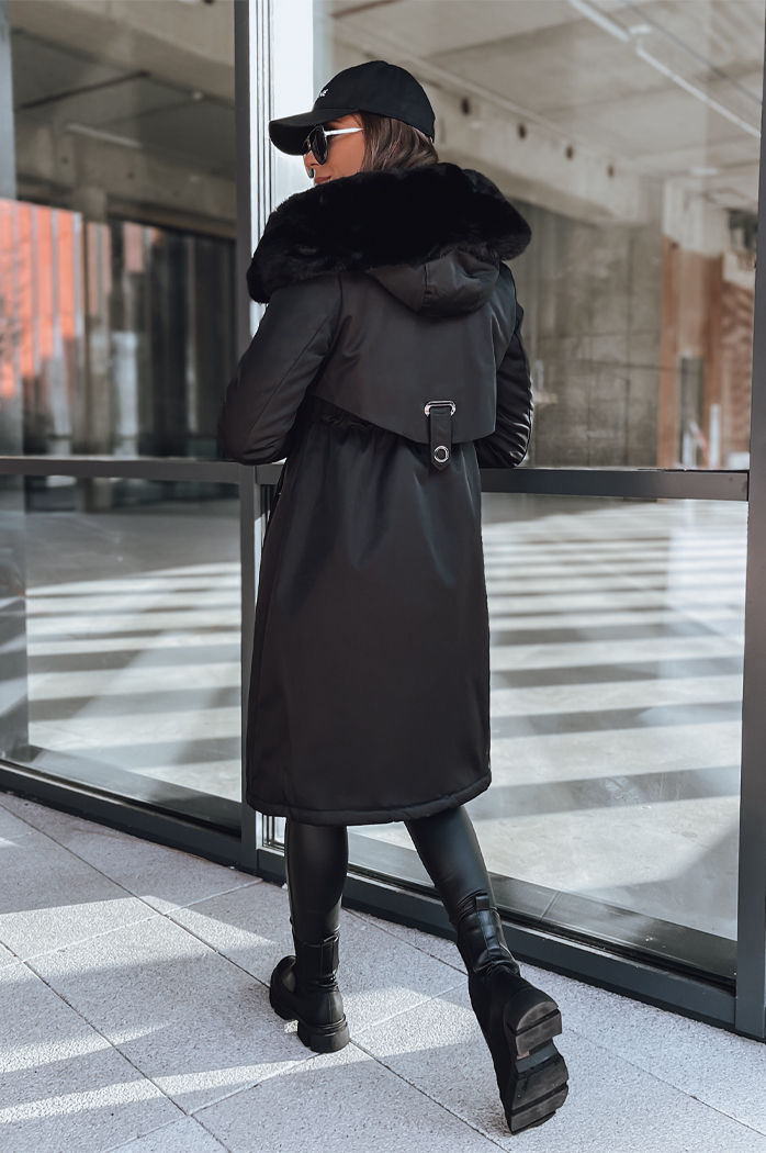 Női téli parka dzseki LUSTER fekete Dstreet TY3954
