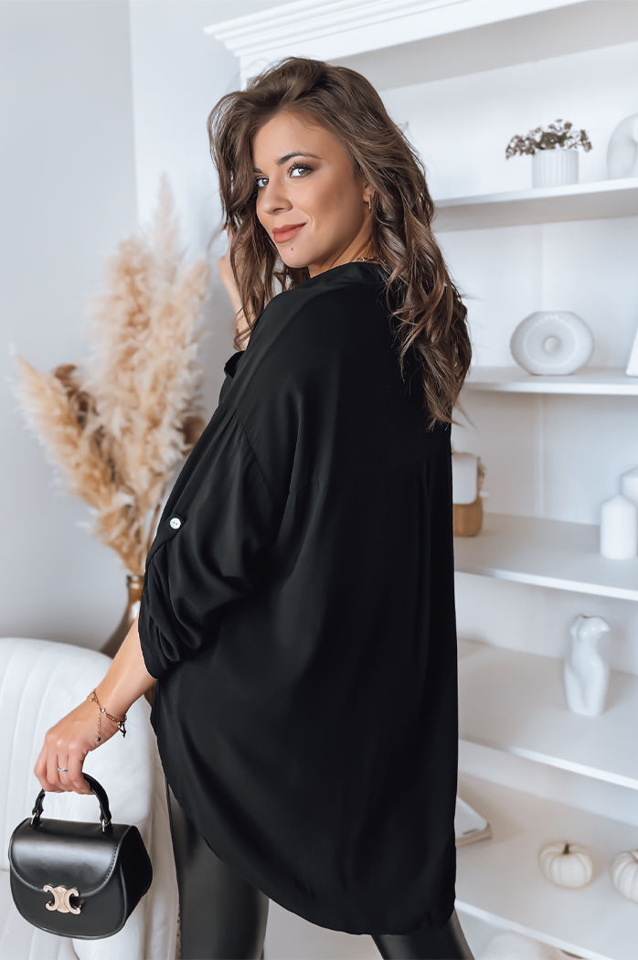 Női elegáns ing RANCH Szín Fekete DSTREET RY2307