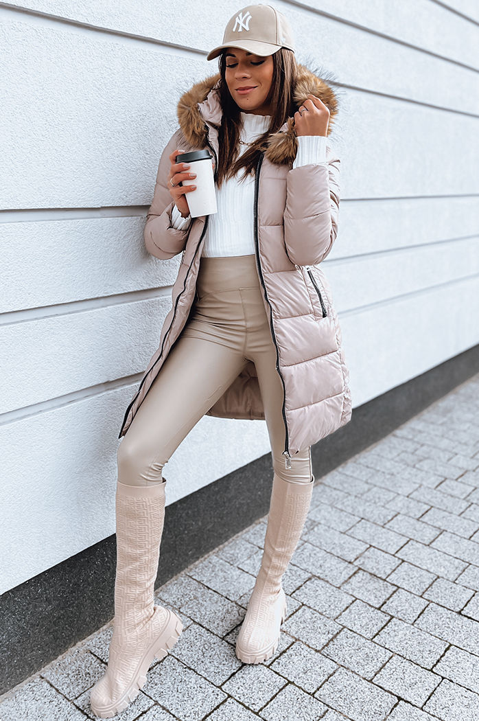 Női téli dzseki MICO Szín Camel DSTREET TY3963