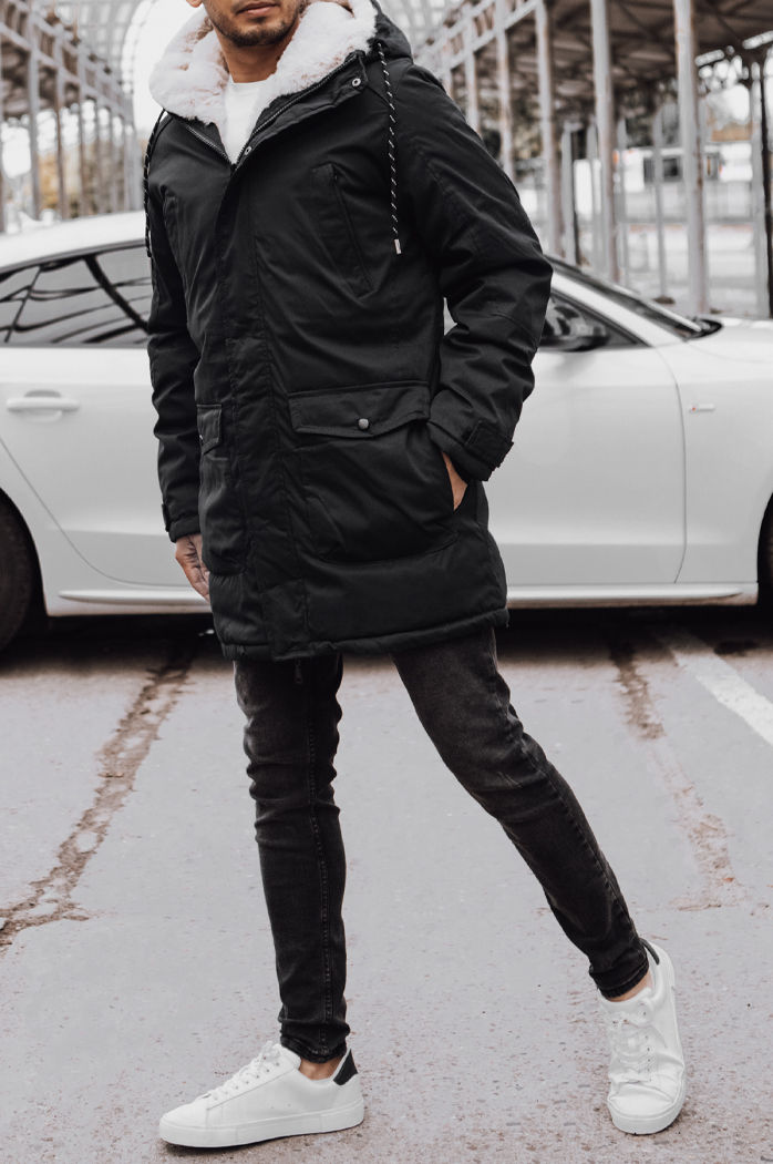Férfi téli dzseki Szín Fekete DSTREET TX4588