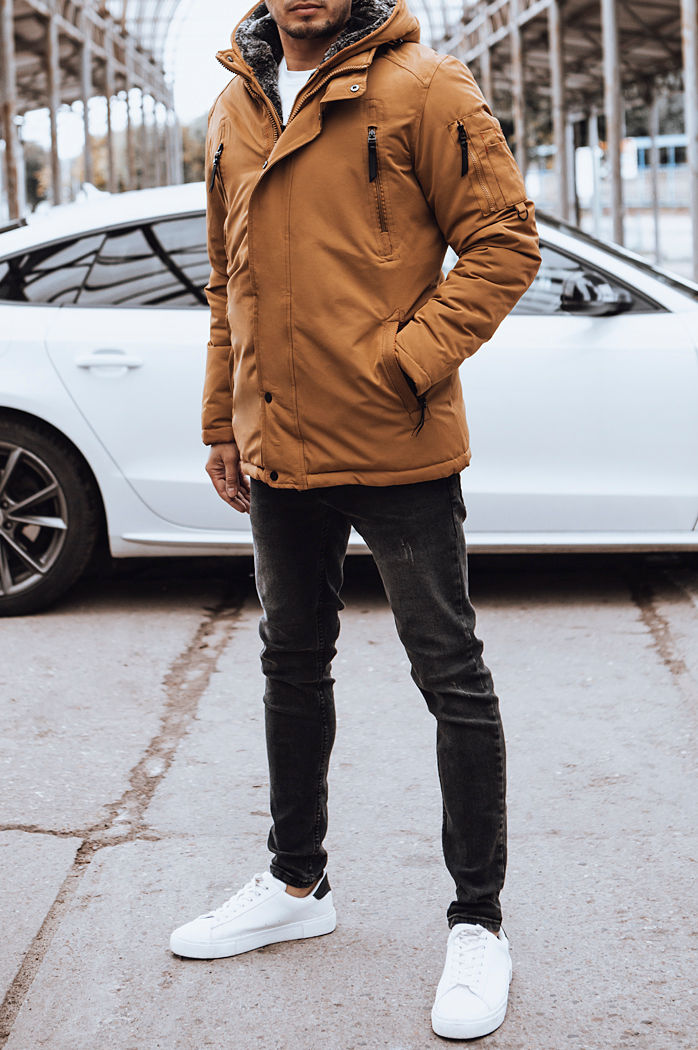 Férfi téli dzseki Szín Bézs DSTREET TX4600