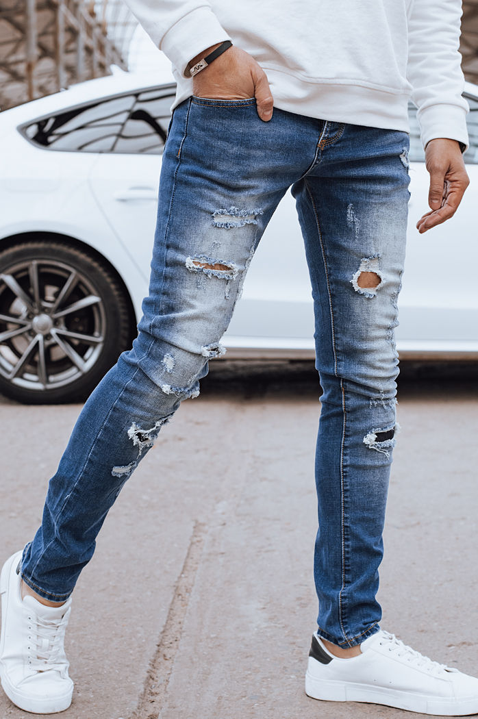 Spodnie męskie jeansowe granatowe Dstreet UX4226