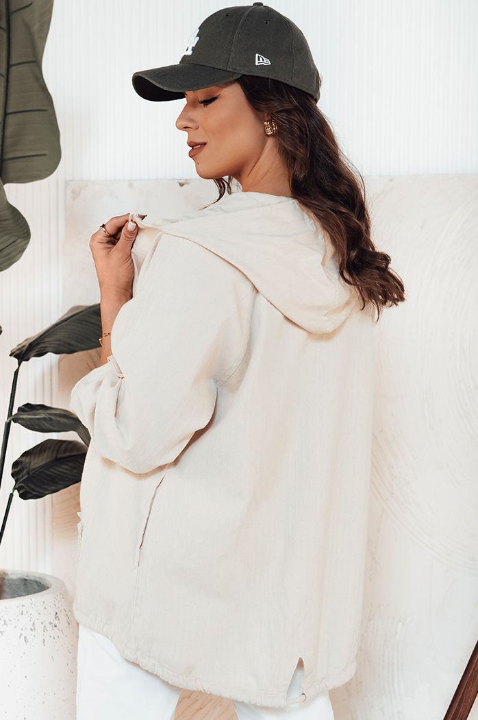 Kurtka przejściowa damska MANDIA jasnobeżowa Dstreet TY4325