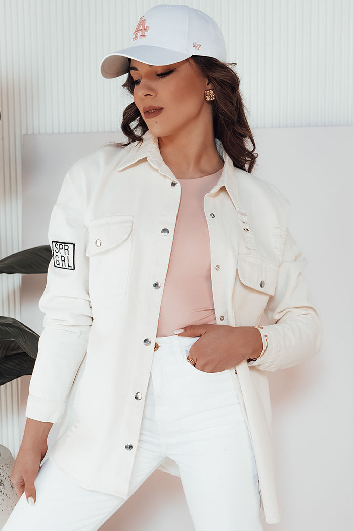 Kurtka damska AZZALA jasnobeżowa Dstreet TY4326