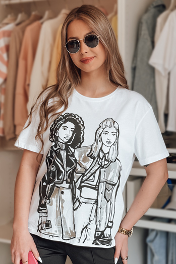 Női COMIS póló fehér Dstreet RY2608