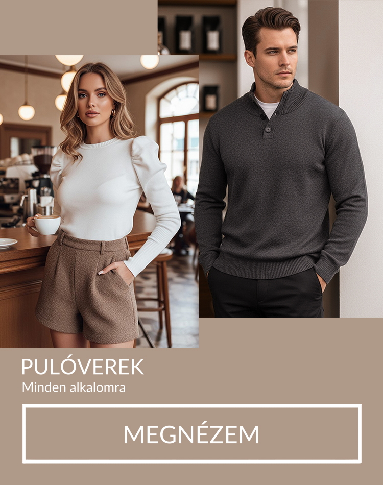 Női és férfi pulóverek