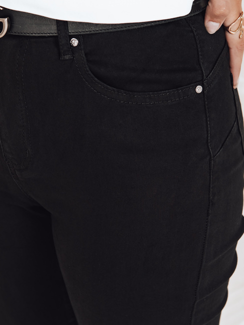 Női szűk farmer fekete Dstreet UY2756
