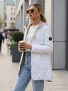 Női steppelt átmeneti kabát fehér Dstreet TY5564 TY5564