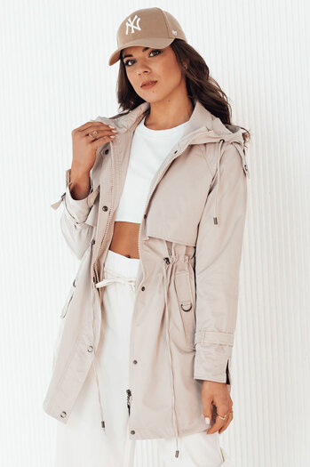 Női parka dzseki BRENS ekrü Dstreet TY4229