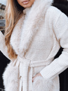 Női bunda bézs Dstreet TY5278 TY5278