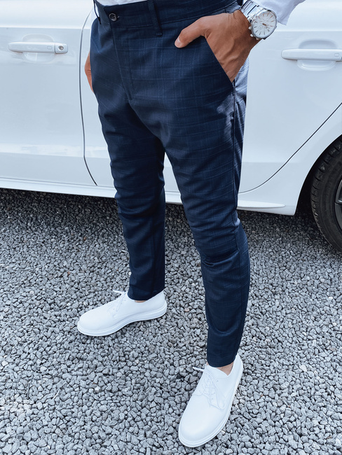 Férfi sötétkék chino nadrág Dstreet UX4393