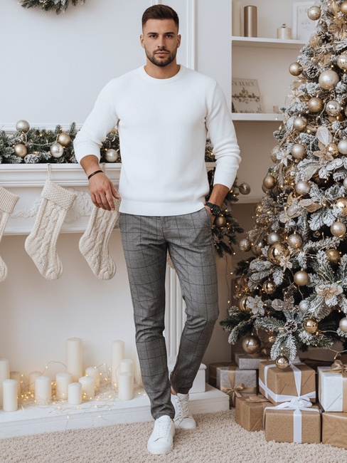 Férfi alkalmi sötétszürke nadrág Dstreet UX4403z