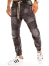 Sötétszürke férfi jogger farmernadrág Dstreet UX3225