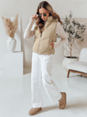 Női steppelt mellény LIKEHUGS bézs Dstreet TY4979 Dstreet TY4979