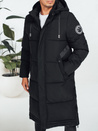 Férfi télikabát kapucnival fekete TX5068