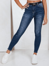 Női magas derekú skinny farmer navy blue Dstreet UY2823