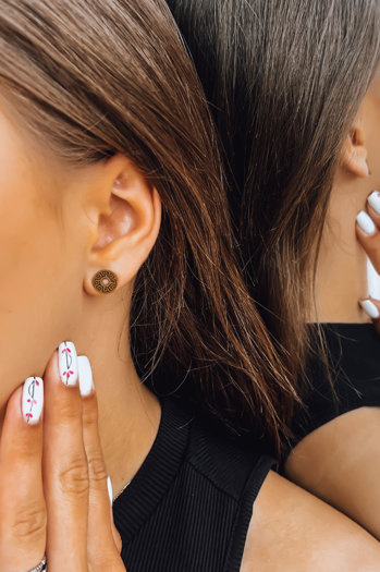 Női fülbevalók AZTEC STYLE Szín Arany DSTREET JY0013