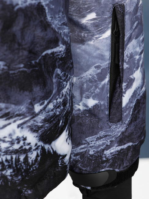 Férfi téli sí dzseki tengerészkék Dstreet TX5125