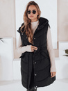 Női steppelt mellény GAMIS fekete színben Dstreet TY3291