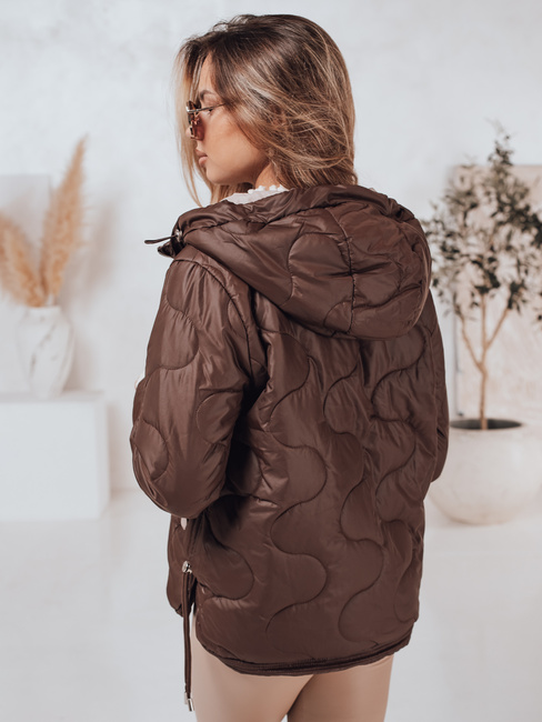 Női steppelt dzseki OLMOS Szín Kávébarna DSTREET TY4239