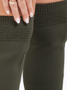 Női over-the-knee csizma zöld Dstreet ZY1134 ZY1134
