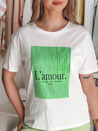 Női póló LAMOUR fehér Dstreet RY2586_2
