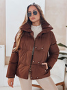 LARO női steppelt téli kabát barna Dstreet TY4958