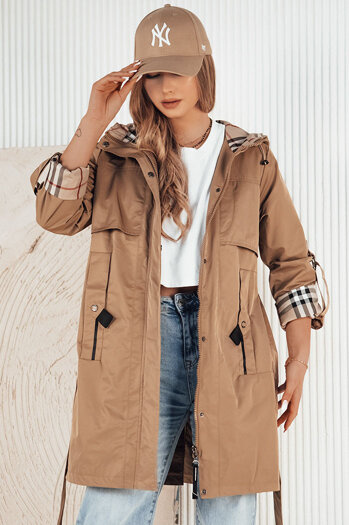 Női parka dzseki CIVIT bézs Dstreet TY4213 TY4213