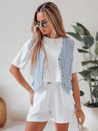 Női rövidnadrág OWN STYLE fehér Dstreet SY0456_1