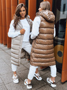 Női steppelt mellény GANTINI Szín Camel DSTREET TY3741