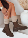 LUXIBOOTS női platform csizma barna Dstreet ZY1021 ZY1021