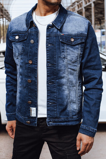 Férfi farmer dzseki tengerészkék Dstreet TX4698