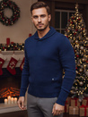 Férfi pulóver gránátkék színben Dstreet WX1875z