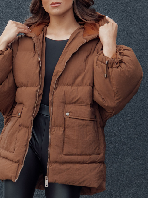 Kurtka damska pikowana PARIMA kamelowa Dstreet TY4510